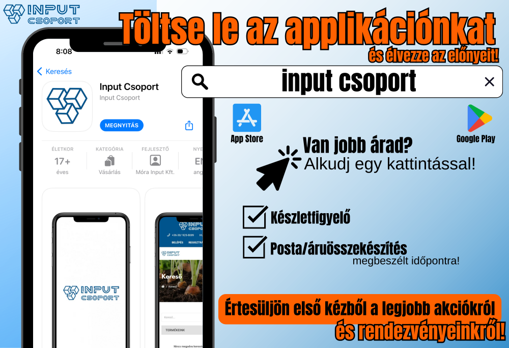 Inputcsoport.hu applikáció