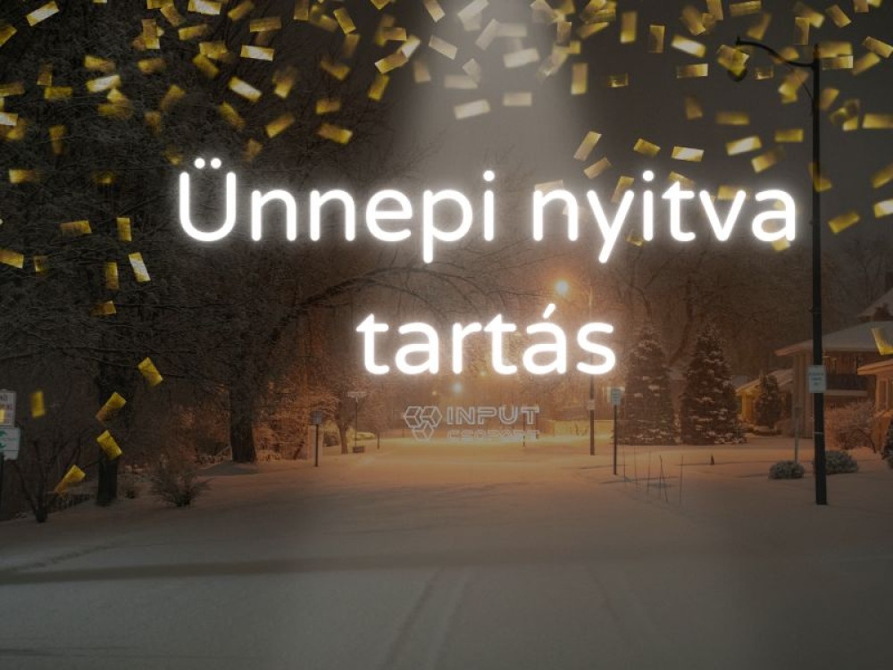 Ünnepi nyitva tartás 2025