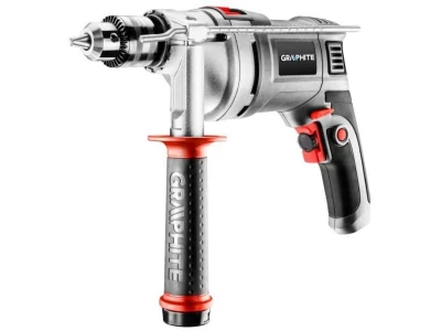 Graphite ütvefúró 850W 0-3000/min 13mm fogastokmány 58G728