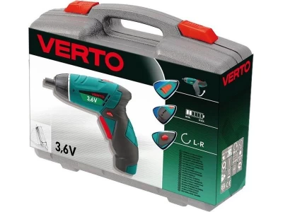 Verto akkus csavarbehajtó 3.6V LI-ion/1.1Ah kofferral 50G137
