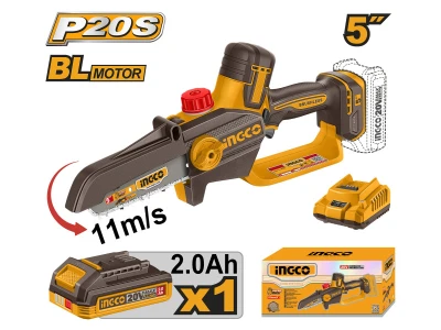 Akkus láncfûrész szett 127 mm INGCO