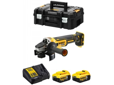 Akkus sarokcsiszoló 125 mm szett  Dewalt