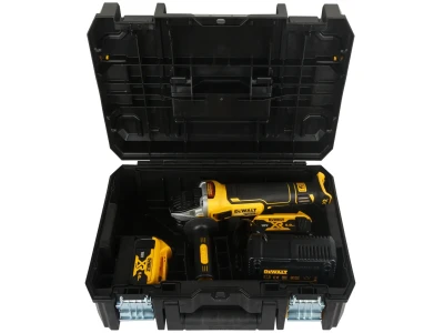 Akkus sarokcsiszoló 125 mm szett  Dewalt