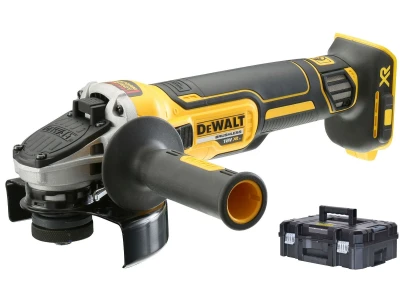 Akkus sarokcsiszoló 125mm +koffer Dewalt