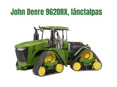 Bruder John Deere 9620RX, lánctalpas