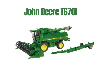 Bruder John Deere T670i