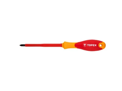Topex csavarhúzó 1000 V szigetelt ph2 x 100mm 39D477