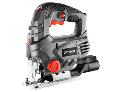 Graphite dekopírfűrész 800W 0-3100 min-1 alu talp koffer 58G077