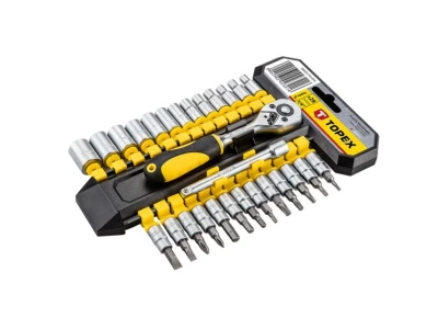 Topex dugókulcs készlet 28 db 1/4 crv 38D651