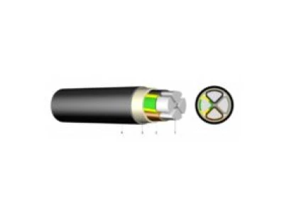 E-AYY-J 4x16 mm2 PVC alumínium kábel