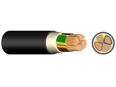 E YY J tömör réz kábel 5 x 1,5 mm