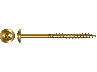 Faszerkezet építő laposfejű csavar 6x160