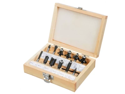 Felsőmaró készlet 12db-os, 6mm 60H008