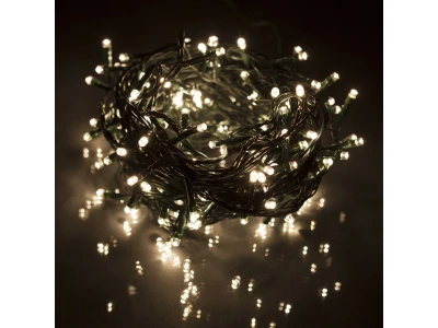 Fényfüzér elemes 10 méteres hidegfényű