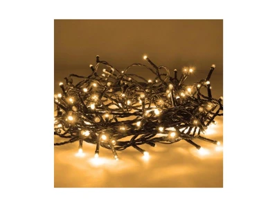 Fényfüzér kültéri 240db leddel időzítővel melegfehér IP44