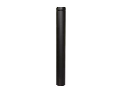 Füstcső 1000 mm fekete 150 mm