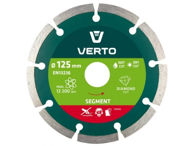 Verto gyémánt vágókorong 125 mm szegmentált 61H2S5