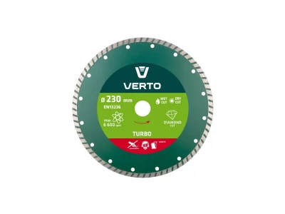 Verto gyémánt vágókorong 230 mm turbo 61H2T9