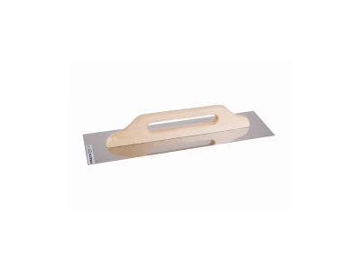 Glettelő inox fa nyelű 480 x 130 mm