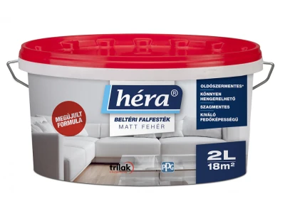 Héra beltéri falfesték matt fehér 2L