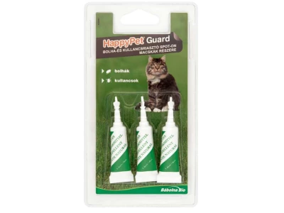 HappyPet spot-on macska bolha kullancs riasztó