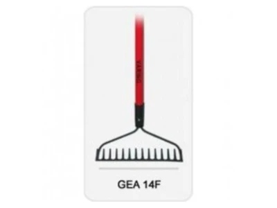 Gereblye 14 fog üvegszálas nyél GEA-14F