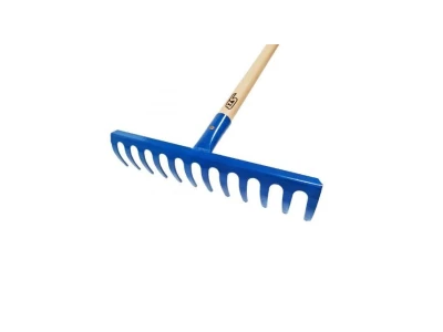Stebo kék gereblye lakkozott nyél 60cm