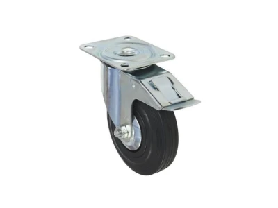 Kerék ipari fix 150mm forgó fékes görgő csapágyas