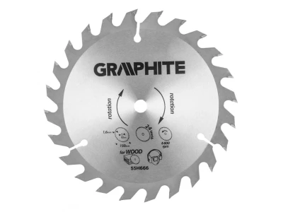 Grahpite körfűrészlap 150x10mm 1.6mm z24 ENERGY+ 55H666