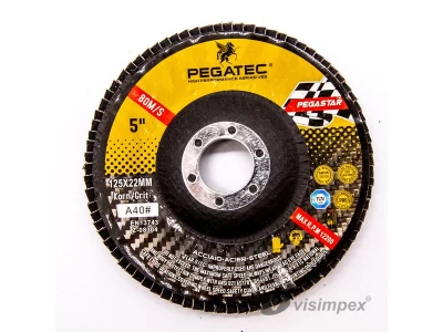 Pegatec csiszoló korong lamellás 125 x P80