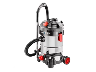 Graphite száraz/nedves porszívó 1500W inoxtartály 30L 59G607