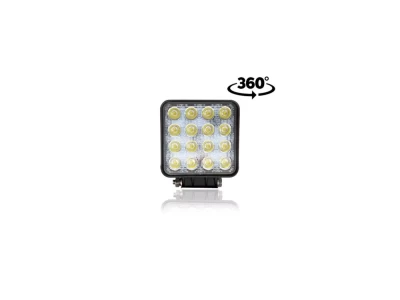 Munkalámpa LED szögletes terítő 48W 12/24V