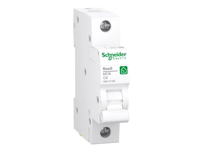 Schneider R9F14106 RESI9 1P C6 kismegszakító