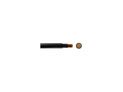 Solar 1x6 mm2 fekete sodrott réz kábel