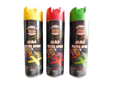 Jelölő festék spray sárga