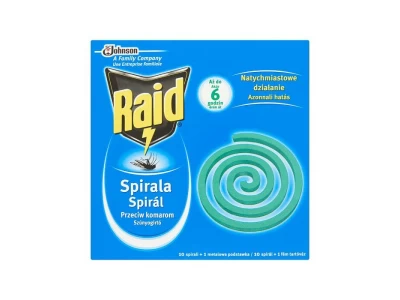 Raid szúnyogirtó spirál 10db/csomag