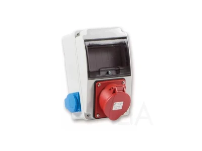 Tplast 5P 16A 2x2P+F csatlakozó doboz