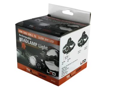TRIXLINE led fejlámpa 10W + 2x3W