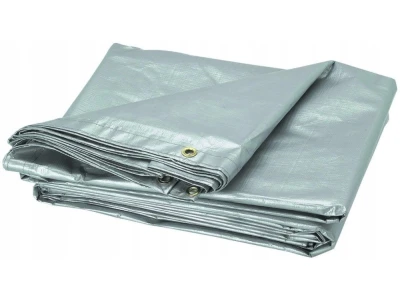 Takaró ponyva - vízálló ezüst 120gr 4x5m