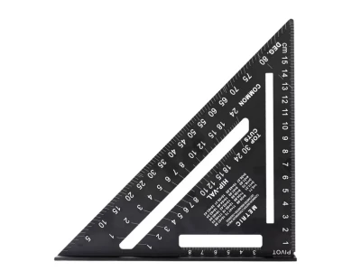 Talpas derékszög alu. mérőskálás 72-102
