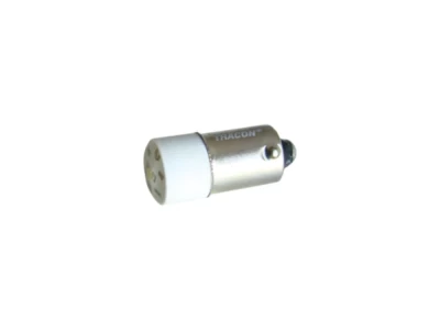 Tracon LED jelző izzó fehér 230V BA9S