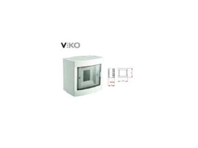 Viko lakáselosztó falon kívüli szereléshez 4 modulos