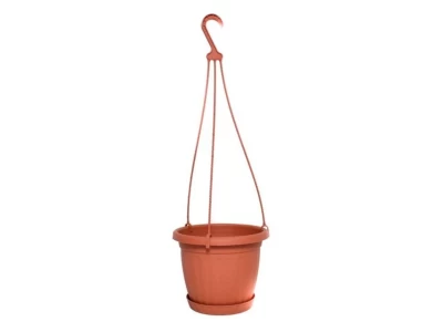 Akasztós kaspó 30 cm terracotta