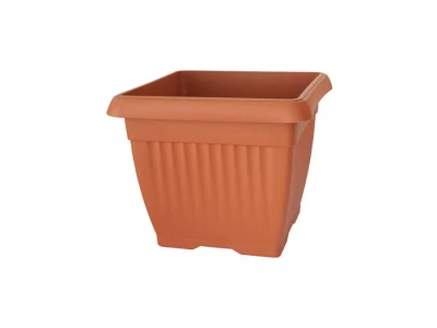 Szögletes virágcserép terracotta 30cm