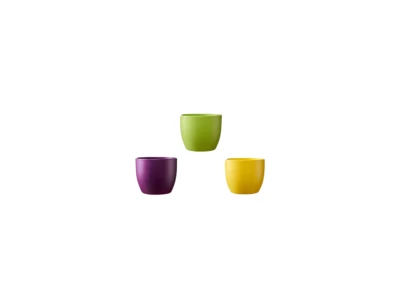 Kerámia kaspó Viola/Sárga/Zöld 17cm